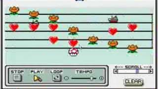 Mario Paint  Moon Level theme from Duck Tales NES [upl. by Lotti]