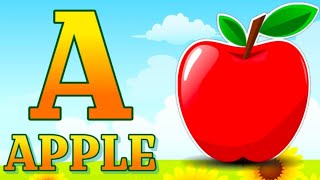 A for Apple B for Ball Alphabets  Learn to Write Alphabet  ABCD for kids learning  Kids class [upl. by Celin]