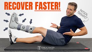 Recover Faster MustDo Exercises with Injured Foot or Ankle [upl. by Vallie]