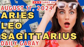 ARIES LEO and SAGITTARIUS August 17 2024 DAILY Gabay Tarot Reading [upl. by Beverlie822]