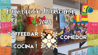 DECORACIÓN MEXICANA 2024🌵💚❤️✅Mi COCINA MEXICANA y COFFEE BAR ☕️🤎🇲🇽home mexicanstyle [upl. by Cence]