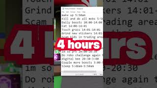 Daily schedule of a PRO player in bee swarm simulator How To Get Good Guide roblox [upl. by Bibby]