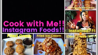 Cook With Me  Instagram Foods Fried Oreos amp Instagram Recipes MukbangEating Show Its Tay [upl. by Iak624]