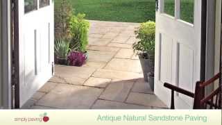 Bradstone Antique Natural Sandstone Paving [upl. by Lothair]