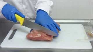 Restructured Pork Meat with Probind MB 10  Transglutaminase [upl. by Wallinga]