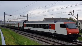 Durchfahrt eines IC2000  IC2020 in Frauenfeld als IR75 nach Kreuzlingen mit Makro [upl. by Clift]