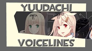 All Yuudachi Voicelines Kancolle [upl. by Fanchan]