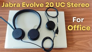 🎧 Jabra Evolve 20 Review  Perfect Headphones For Office Meetings 🔥 [upl. by Jacoby377]