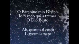 Tu scendi dalle stelle  Lyrics [upl. by Adriaens859]