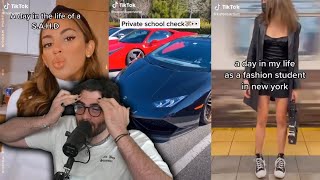 Spoiled RICH Kids On TikTok  HasanAbi Goes Down the Rabbit Hole [upl. by Korenblat]