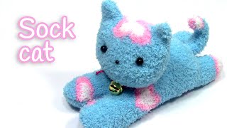 DIY crafts SOCK CAT  Innova Crafts [upl. by Aitam223]