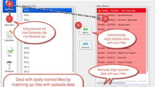 Rename TV Series via Manual Matching [upl. by Theressa3]