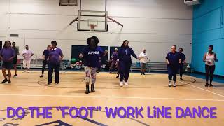 💜 Do The “FootWork” Line Dance 💜 [upl. by Nodla]