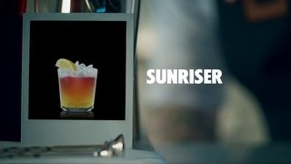 SUNRISER DRINK RECIPE  HOW TO MIX [upl. by Drue305]