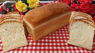 Easy Homemade Bread Recipe 🍞  Perfect for Toast amp Sandwiches 🥪 [upl. by Anaela]