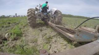 Ford 6610 Discing up Sweet Corn Ground [upl. by Blackmun]