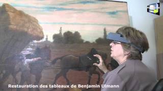 Lart de restaurer un tableau par Martine Martin [upl. by Evvy]