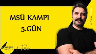 MSÜ KAMPI  5GÜN  Yazım Kuralları  RÜŞTÜ HOCA [upl. by Nohpets593]