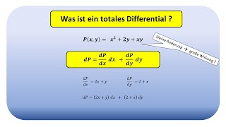 Was ist ein totales Differential [upl. by Ahders76]