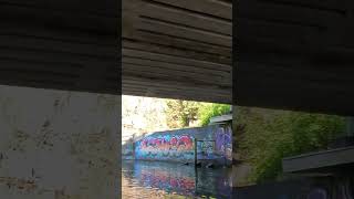 View under bridge from kayak [upl. by Eixirt192]