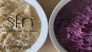 How to make kysané zelí  Sauerkraut  Braised Cabbage  Social Food Network [upl. by Anoo512]