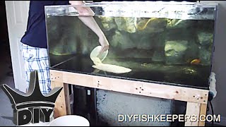 HOW TO Add Sand To Your Aquarium  CHEAP CLEAN and SAFE [upl. by Dionysus]