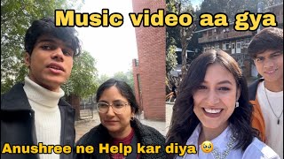 ANUSHREE NE help karadi 🥹  kanika ke saath music video aa gyi [upl. by Cheyne]