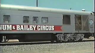 Classic RBBX Ringling Brothers Circus Train Southern Pacific [upl. by Sergo72]