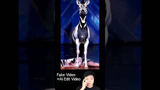 Americas Got Talent Man Zebra Change Magic Tutorial shorts trending yshorts [upl. by Asseral913]