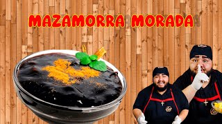 MAZAMORRA MORADA 👨‍🍳❤  Ají Causa [upl. by Llemor]