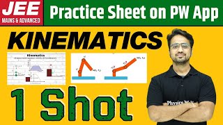 KINEMATICS in 1 Shot  From Zero to Hero  JEE Main amp Advanced [upl. by Yelsek]