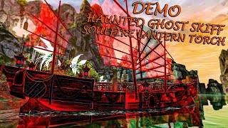 Guild Wars 2  Haunted Ghost Skiff amp Soulfire Lantern Torch Demo [upl. by Regnij]