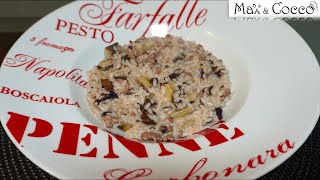 RISOTTO SALSICCIA e RADICCHIO  Risotto Facile e Veloce [upl. by Genvieve]