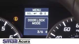 Setting Door Locks on Your New Acura Vehicle [upl. by Ernaline711]