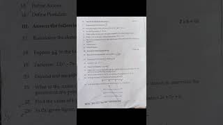 9th standard mathematics summative assessment 1 2024 question paper kseeb mathematics video [upl. by Vladamar]