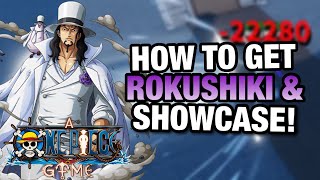 AOPG NEW ROKUSHIKI FIGHTING STYLE SHOWCASE  HOW TO GET A One Piece Game  Roblox [upl. by Oilasor]