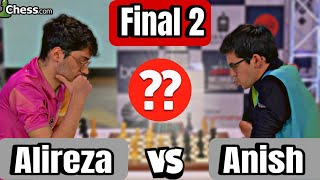 Alireza vs Anish  Final Match 2🔥  Global Chess League 2024 [upl. by Elitnahc]