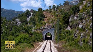 4K CABVIEW Podgorica  Niksic  Montenegro Railways  Pruga Podgorica  Nikšić [upl. by Sinclare201]