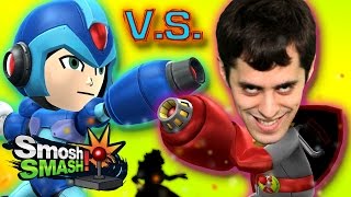 MEGA MAN VS PROTO MAN Smosh SMASH [upl. by Dyl430]