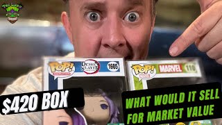 WHAT IS A 420 FUNKO POP GRAIL MYSTERY BOX WORTH IF I SOLD IT ON EBAY [upl. by Cornie]