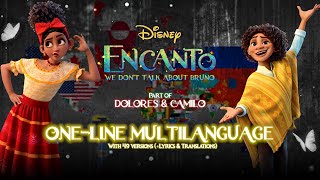 Remake Encanto  We Dont Talk About Bruno Part of Dolores amp Camilo OneLine Multilanguage ST [upl. by Ivers]