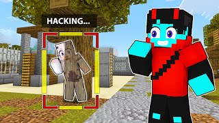 Using HACKS to Cheat In Minecraft Hide and Seek [upl. by Aihpled413]