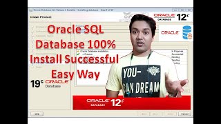 How to Install Oracle Database 12c and 19c on Windows 10 and others Step by Step Sql Latest in Hindi [upl. by Akimed274]