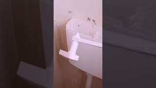 How to toilet seat fitting PVC cistern कैसे लगे  short shortvideo ytshort [upl. by Einal]