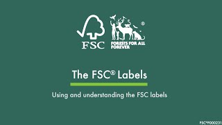 The FSC Labels Using and understanding the FSC labels [upl. by Tymon]