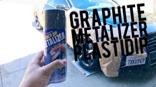 How to plastidip wheels with graphite metalizer [upl. by Lorene]