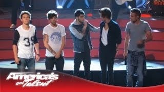 One Direction  quotBest Song Everquot Performance on AGT  Americas Got Talent [upl. by Dun914]