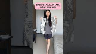 ĐÔI BOOTS LẤP LA LẤP LÁNH fashion stylish shorts [upl. by Melvyn]