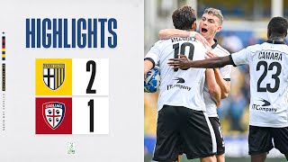 Parma 21 Cagliari  Serie B Highlights 202223 [upl. by Htederem]