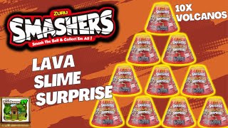 ZURU SMASHERS LAVA SLIME SURPRISE VOLCANOS [upl. by Suiramed]